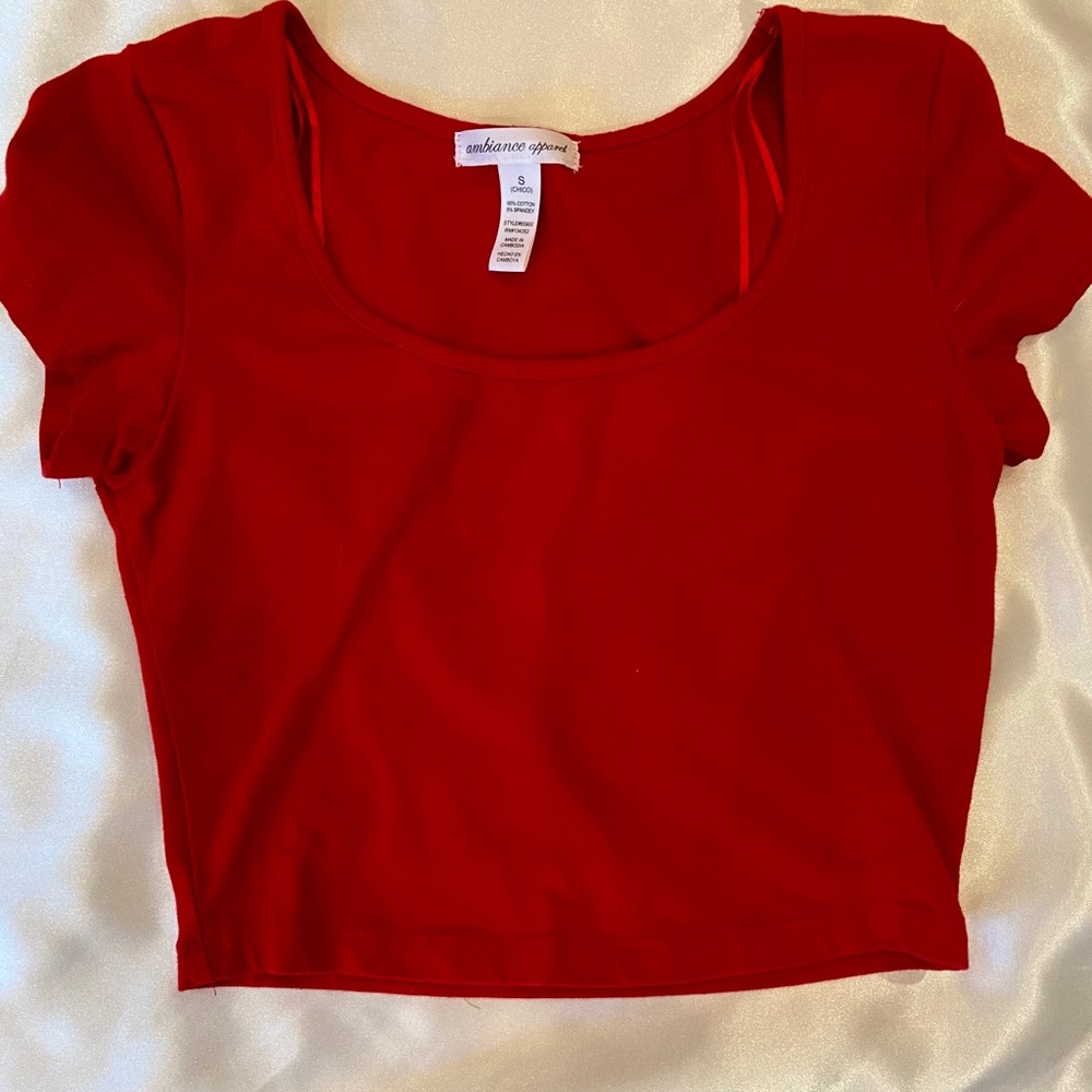 Short Sleeve Crop Top